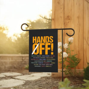 Hands Off Protest Yellow Flag