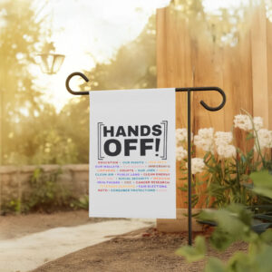 Hands Off Rally, Hands off social security, hands off medicare Flag