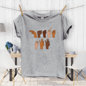 Hands Off Sign Language Anti Trump T-Shirt