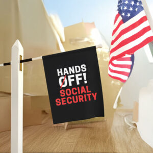Hands Off Social Security 2025 Flag