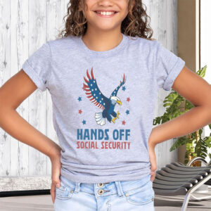 Hands Off Social Security, American Eagle Protest 2025 T-Shirt