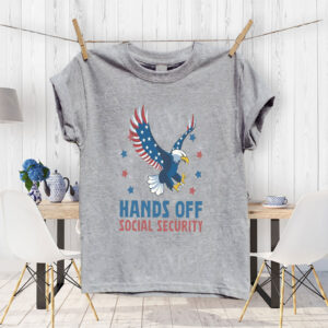 Hands Off Social Security, American Eagle Protest 2025 T-Shirt