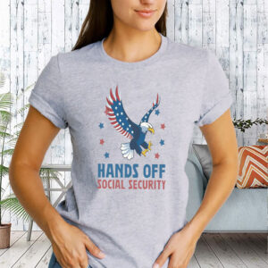 Hands Off Social Security, American Eagle Protest 2025 T-Shirt
