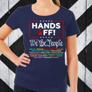 Hands Off We The People 2025 T-Shirt