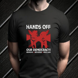 Hands Off our Democracy, Hands Off My Social Security 2025 T-Shirt