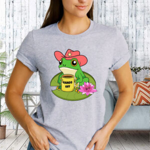 Hands off Protest, anti Trump funny frog T-Shirt