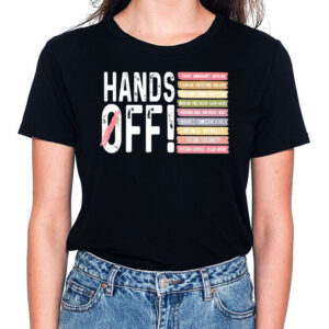 Hands off books school immigrants medicare veteran services T-Shirt