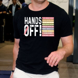 Hands off books school immigrants medicare veteran services T-Shirts