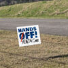Hands off health care 2025 Yard Sign