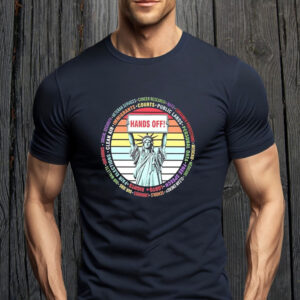 Lady Liberty hands off USA clean air immigrants courts public lands 2025 TShirt