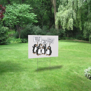 Liberation Day Protest Norfolk Island Tariff Meme Yard Sign