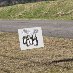 Liberation Day Protest Norfolk Island Tariff Meme Yard Sign