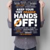New Hands Off Protest Yard Sign