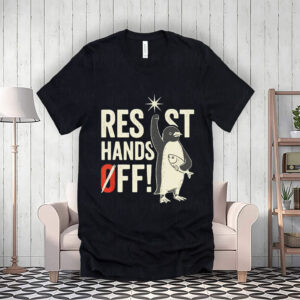 Official Resist Hands Off Penguin 2025 T-Shirt