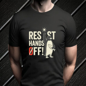Official Resist Hands Off Penguin 2025 T-Shirt