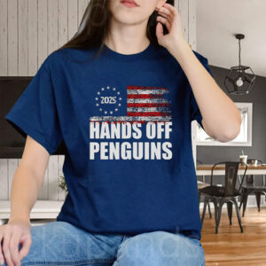 Penguin Resist Protest – Hands Off Penguins 2025 T-Shirt