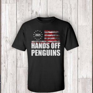 Penguin Resist Protest – Hands Off Penguins 2025 T-Shirt