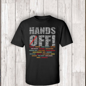 Political Activism, Hands Off Protest 2025 T-Shirt