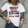 Protect social security hands off social security cowgirl protest T-Shirt