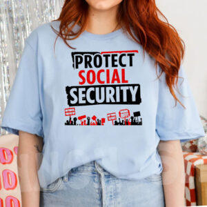 Protect social security hands off social security cowgirl protest T-Shirt
