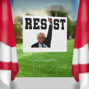 Resist Bernie Sanders Hands Off Yard Sign