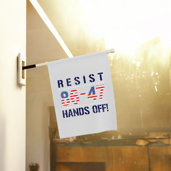 Resist Hands Off 86-47 Flag