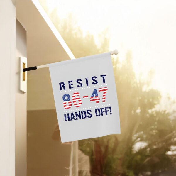 Resist Hands Off 86-47 Flag