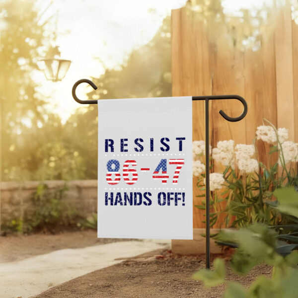 Resist Hands Off 86-47 Flag