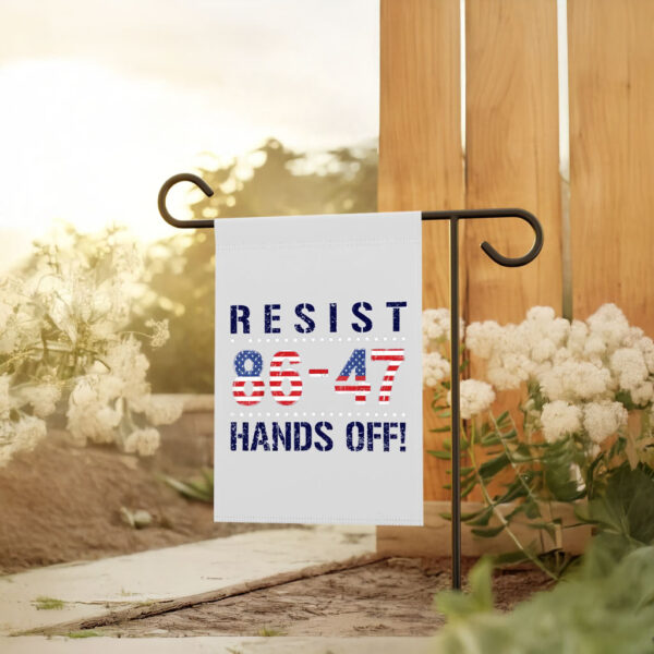 Resist Hands Off 86-47 Flag