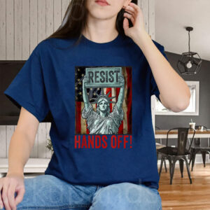 Resist Hands Off, Medicare Social Security Free Speech Environmental Rights 2025 T-Shirt