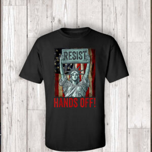 Resist Hands Off, Medicare Social Security Free Speech Environmental Rights 2025 T-Shirt