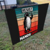 Resist Penguin Activism Hands Off 2025 Yard Sign