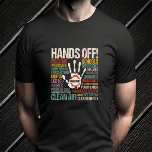 Resist Resistance Statue Of Liberty Hands Off Protest 2025 T-shirt