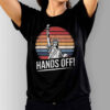Resist Resistance Statue Of Liberty Hands Off Protest T-Shirt