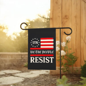 Resist Trump protest anti political us flag we the people Flag