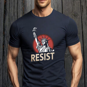 Retro Hands Off Resistance Statue Of Liberty 2025 T-Shirt
