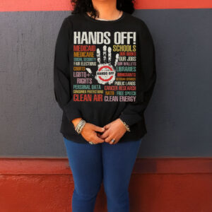 Trendy Political Hands Off Protest T-Shirt