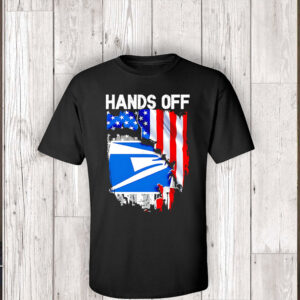 USPS Hands Off flag logo 2025 T-Shirt