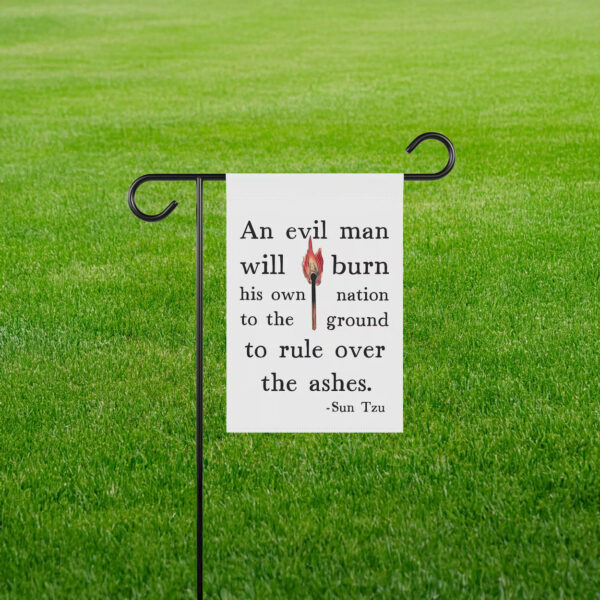 Anti Trump garden flag defend democracy house flag