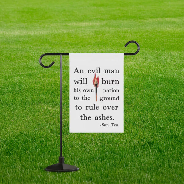 Anti Trump garden flag defend democracy house flag