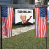 Faux-King Joke Yard Sign, Durable Protest Sign, Anti-Trump Yard Sign