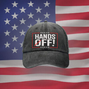 Hands Off Protest Embroidered Baseball Hat