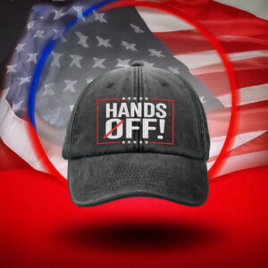 Hands Off Protest Embroidered Baseball Hat