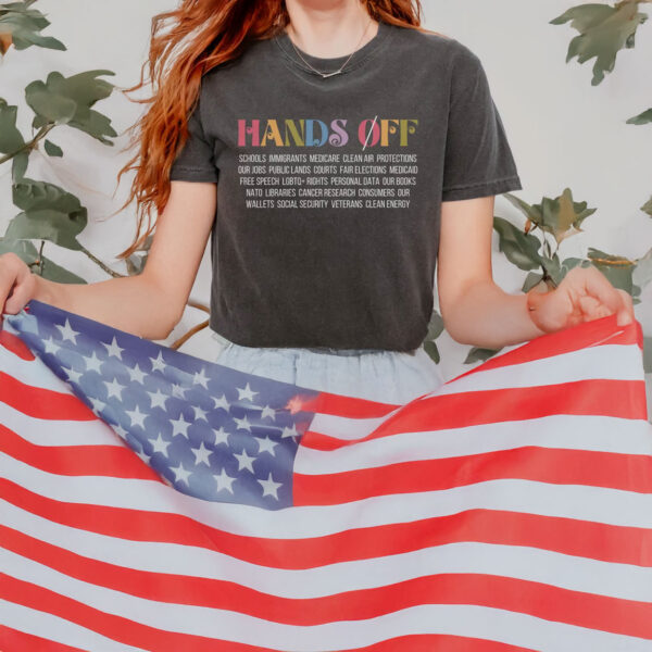 Hands Off Protest Shirt, Environmental Rights Tshirt