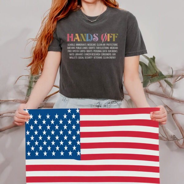 Hands Off Protest Shirt, Environmental Rights Tshirt