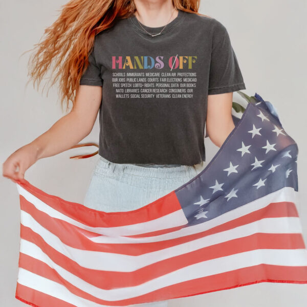 Hands Off Protest Shirt, Environmental Rights Tshirt