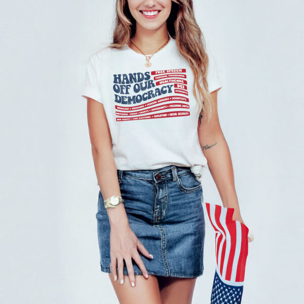 Hands Off Protest Shirt, Political Activism 2025 Tshirt