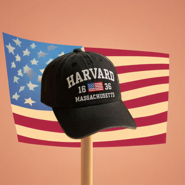I Stand With Harvad Embroidered Hat