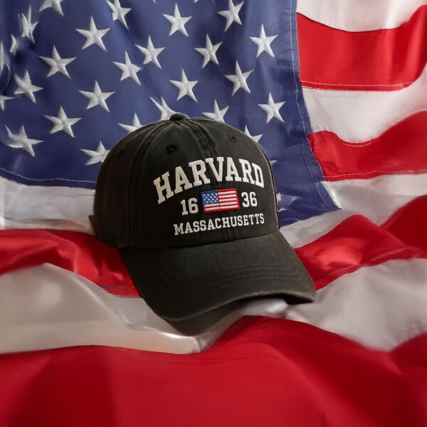 I Stand With Harvad Embroidered Hat