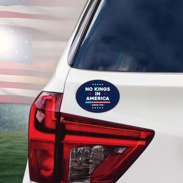 No Kings In America Magnet, Resist Hate Magnet